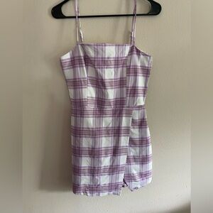 Altar’d State Plaid Romper size M